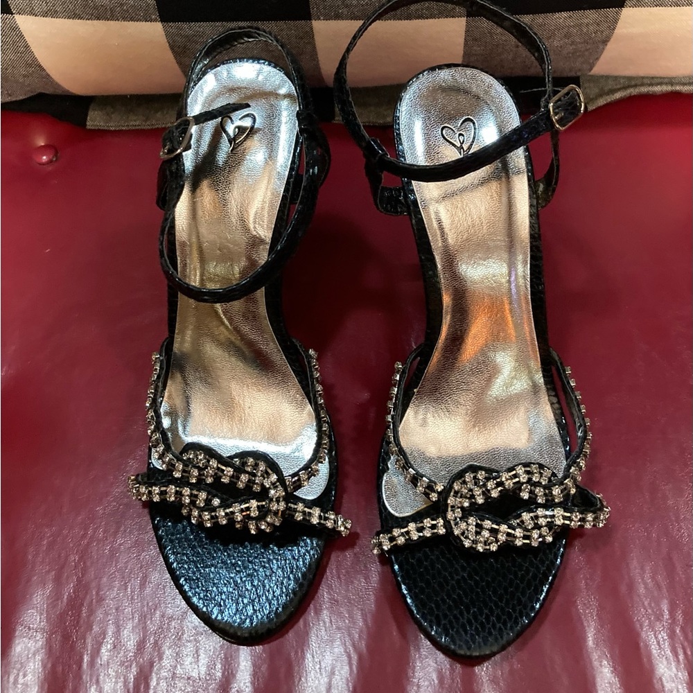 Rhinestone 4” Heel Party Shoes